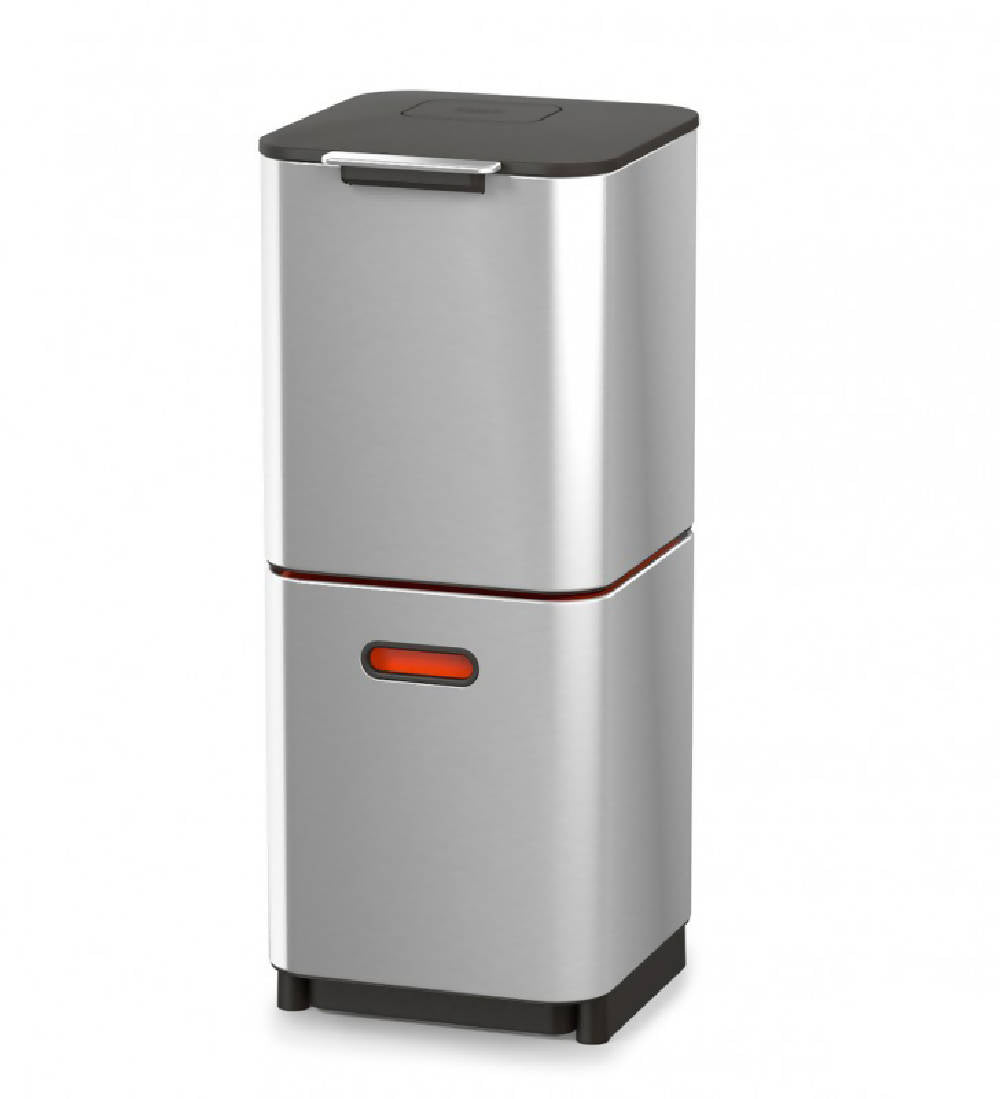 basurero-reciclaje-totem-2-steel-orange-40-lt-joseph-joseph