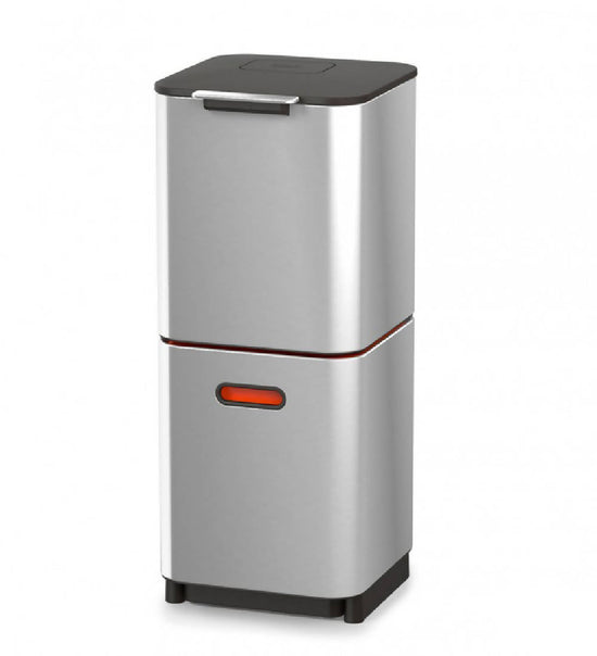 basurero-reciclaje-totem-2-steel-orange-40-lt-joseph-joseph