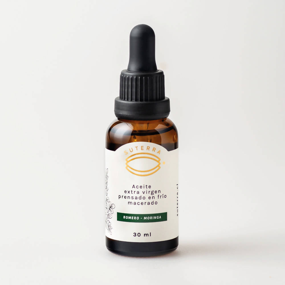 Aceite Macerado Romero Moringa Piel y Cabello Suterra
