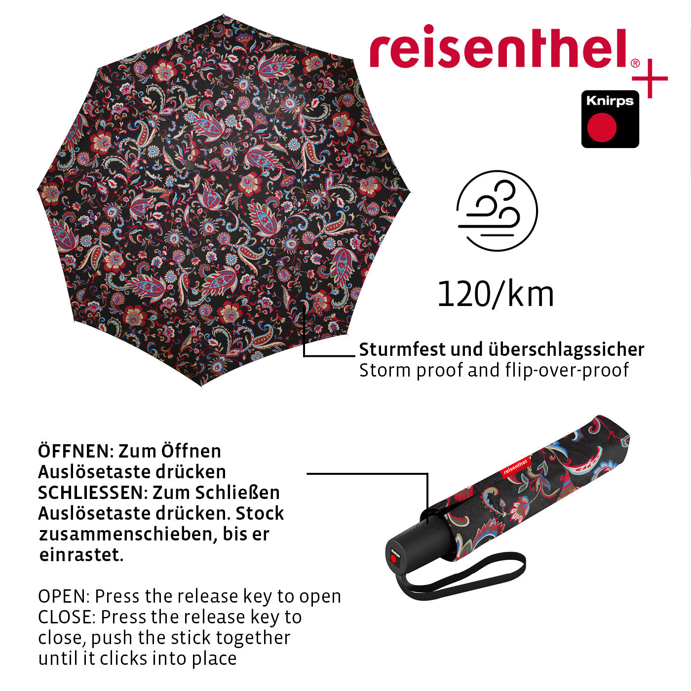 paraguas-umbrella-pocket-duomatic-paisley-black-reisenthel