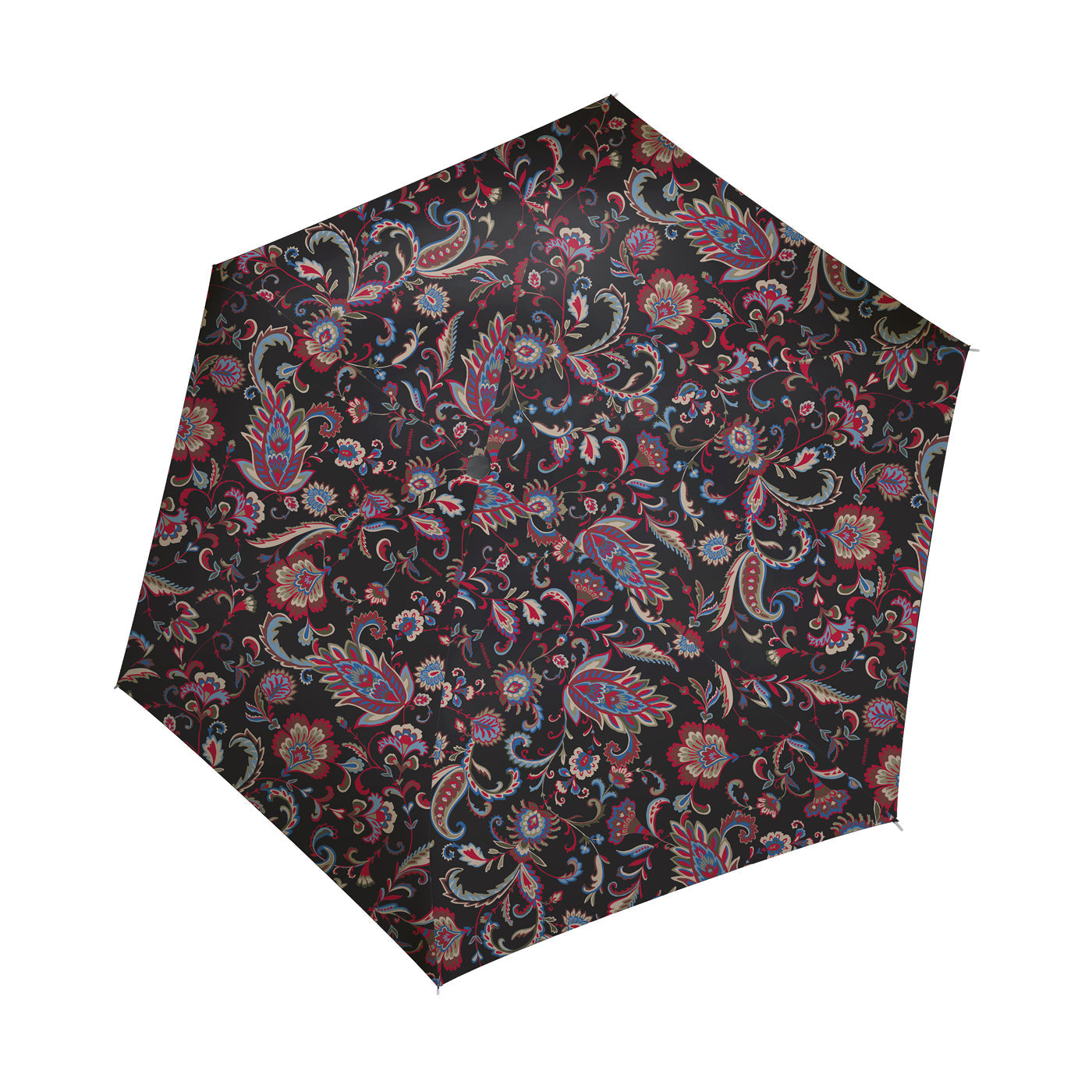 paraguas-umbrella-pocket-mini-paisley-black-reisenthel