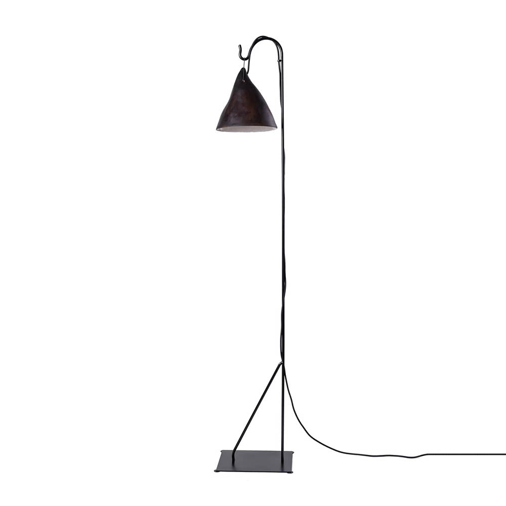 Lámpara de Cerámica Ruca Pie Humo 25 x 23 cm Maia Design