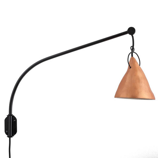Lámpara de Cerámica Ruca Brazo Móvil Cobre 18 x 16 cm Maia Design
