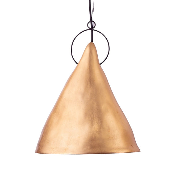 Lámpara de Cerámica Ruca Cielo Oro 38 x 32 cm Maia Design