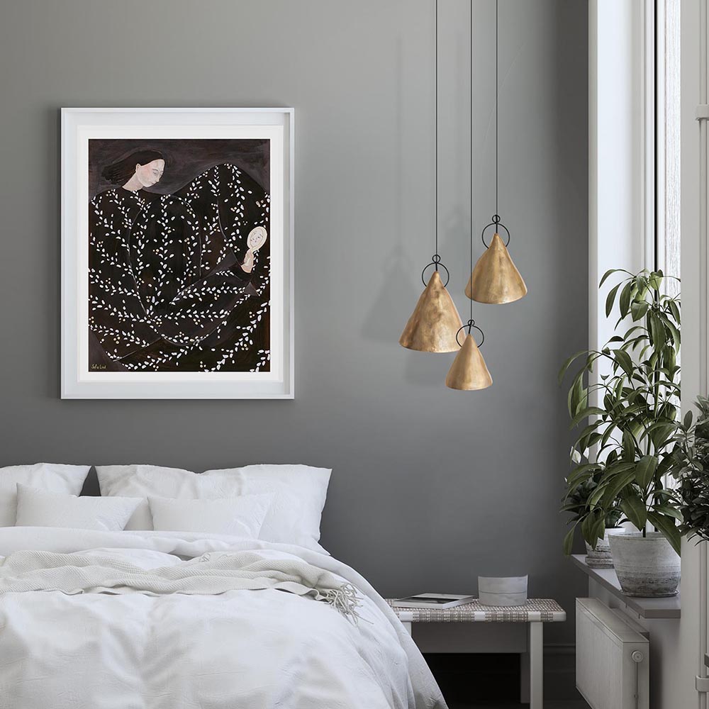 Lámpara Ruca Cielo Oro XL Maia Design