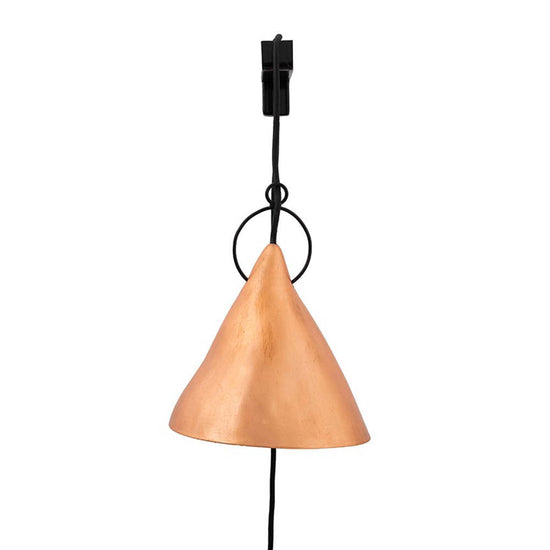 Lámpara de Cerámica Ruca Escuadra de Fierro Cobre 22 x 21 cm Maia Design