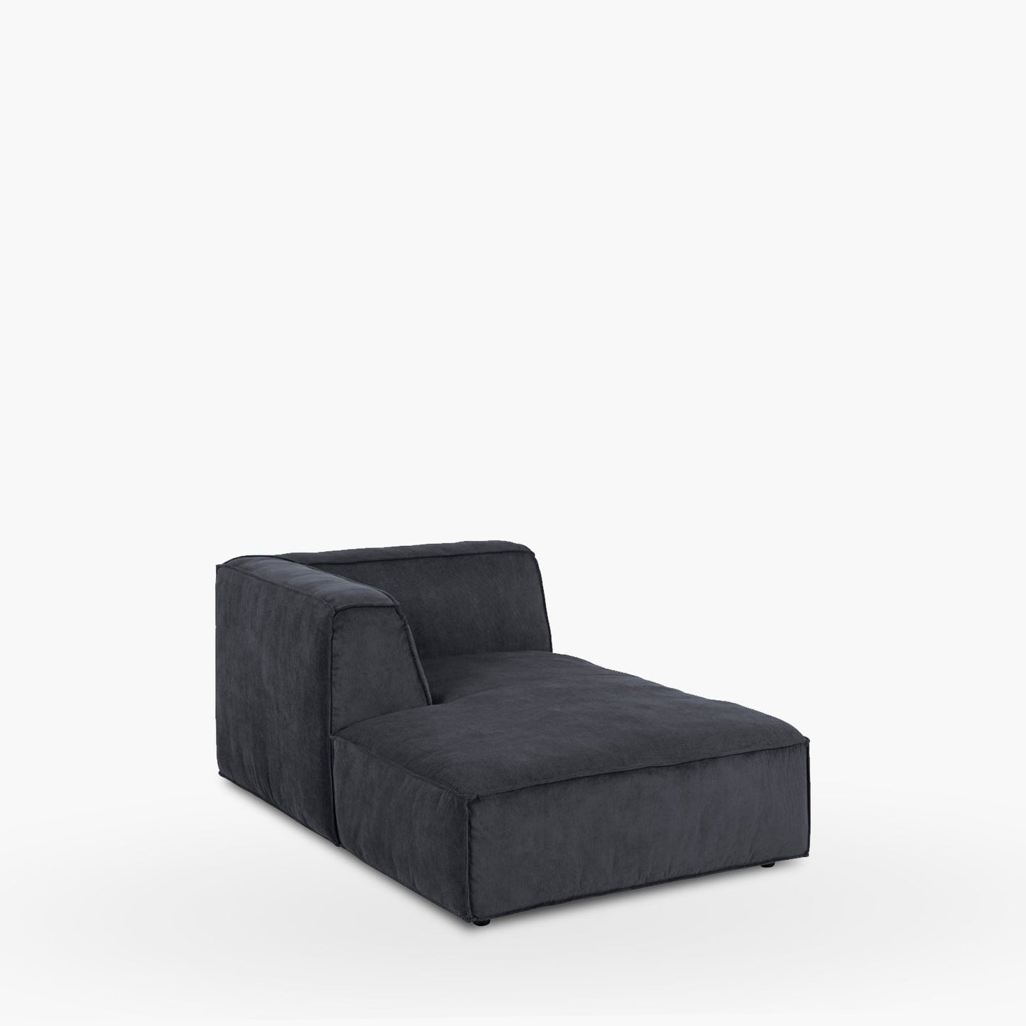 Seccional Chaise Izq Fairfield Gris Oscuro Form Design