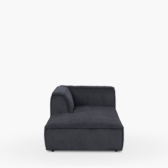 Seccional Chaise Izq Fairfield Gris Oscuro Form Design
