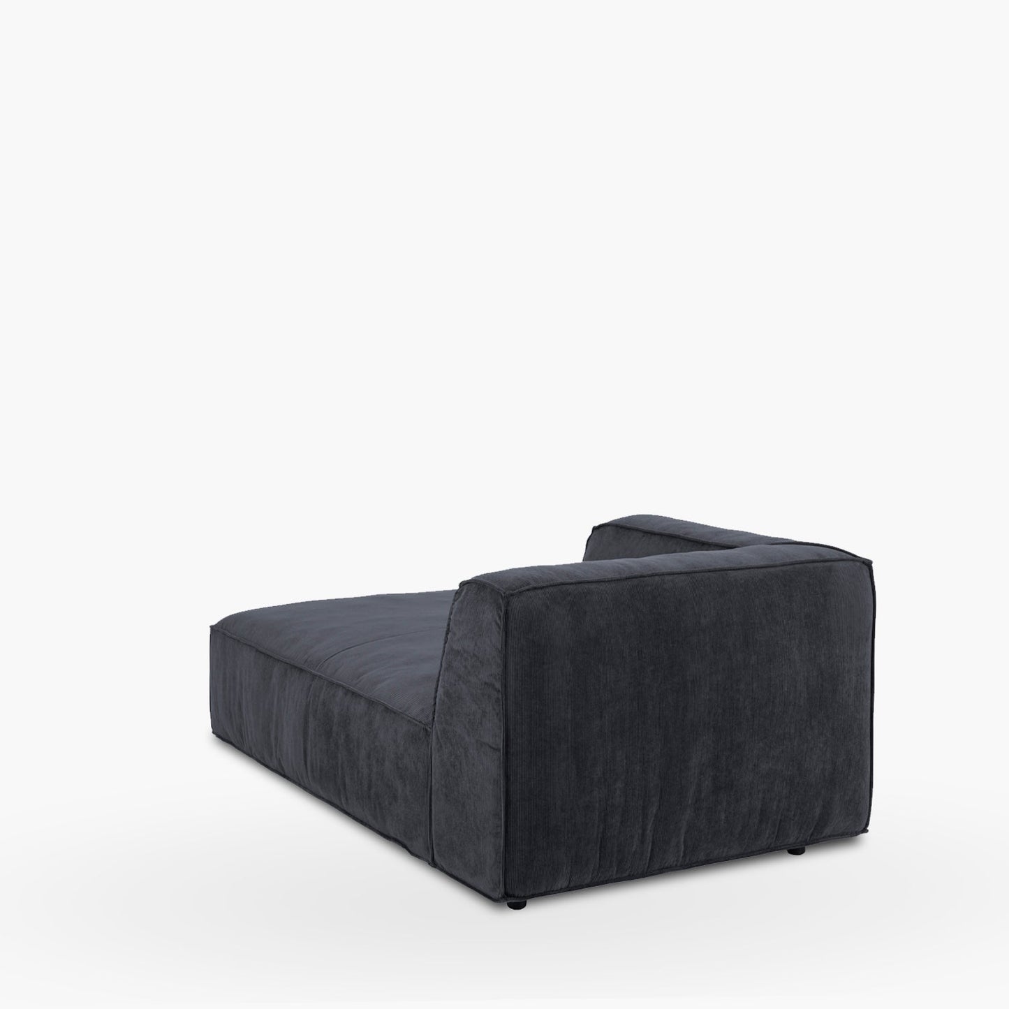 Seccional Chaise Izq Fairfield Gris Oscuro Form Design