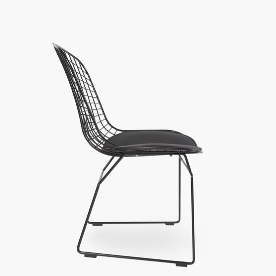 Silla Bertoia Negro Form Design