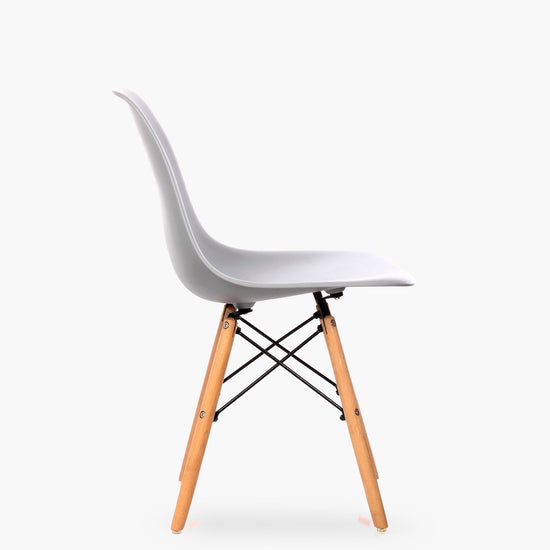 Silla DSW Réplica Eames Gris Claro Form Design
