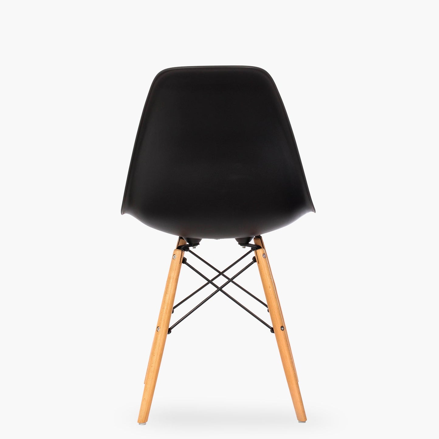 Silla DSW Réplica Eames Negro Form Design