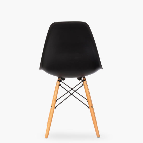 Silla DSW Réplica Eames Negro Form Design