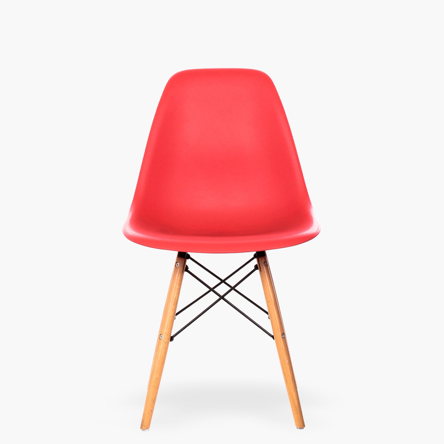 Silla DSW Réplica Eames Rojo Form Design