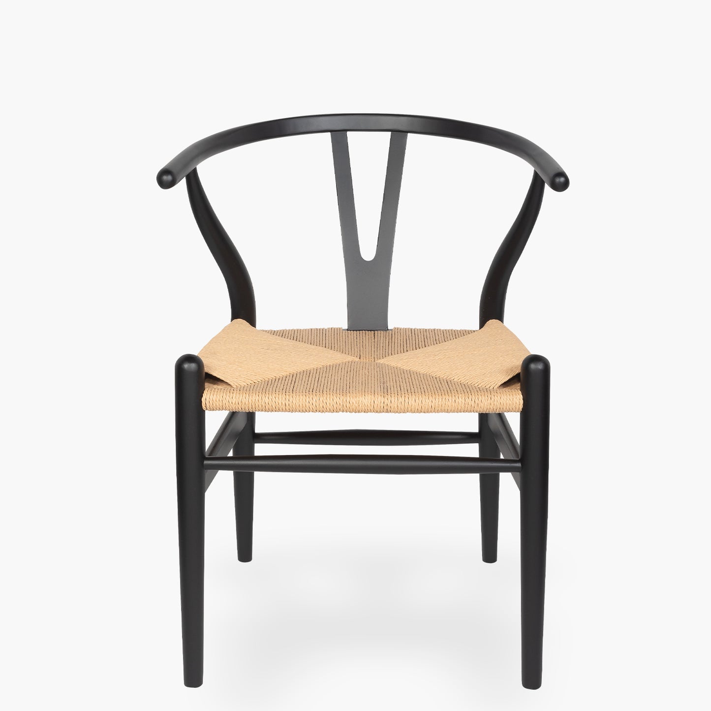 Silla Madera Wishbone Negro Form Design