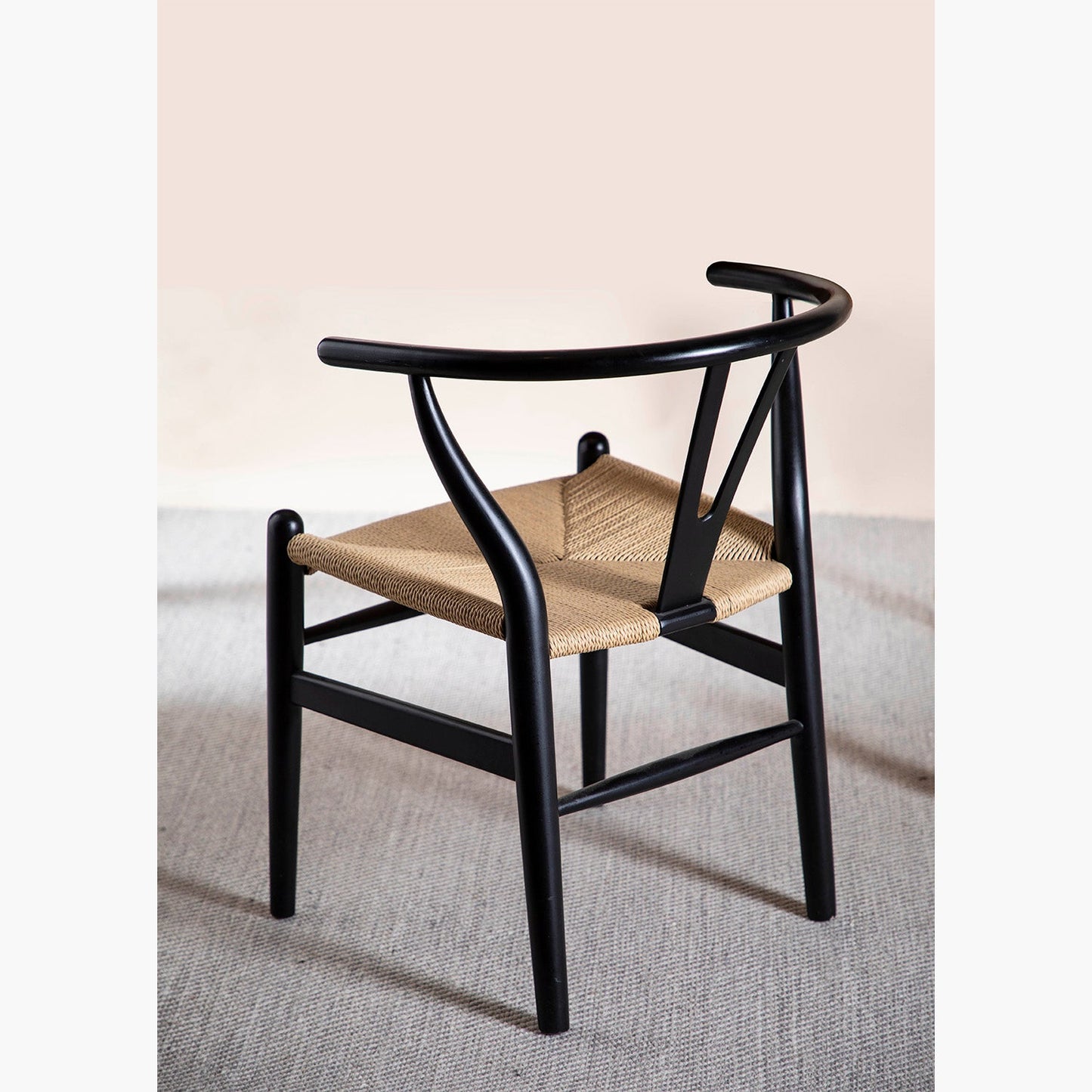 Silla Madera Wishbone Negro Form Design