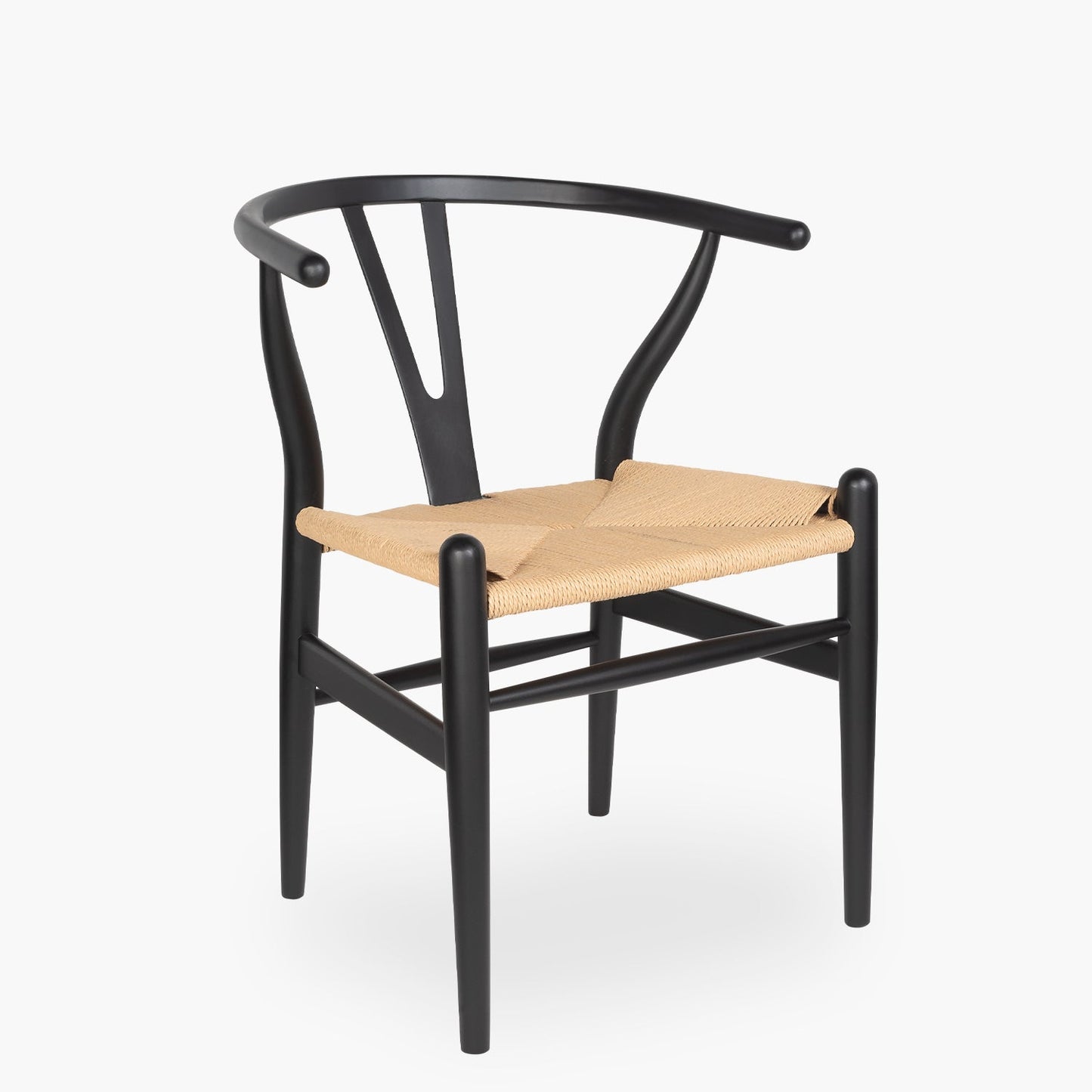 Silla Madera Wishbone Negro Form Design