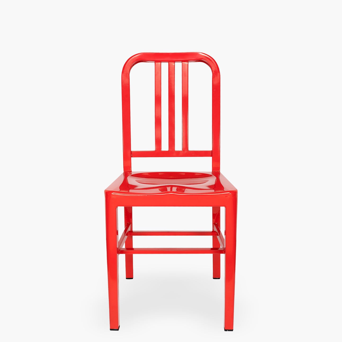 Silla Metalica Navy Rojo Form Design
