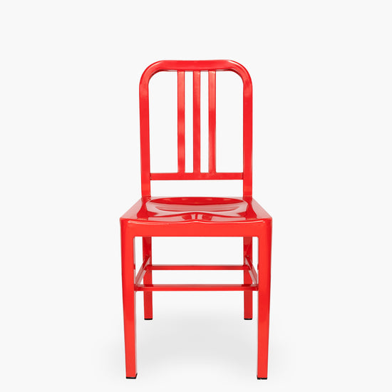 Silla Metalica Navy Rojo Form Design