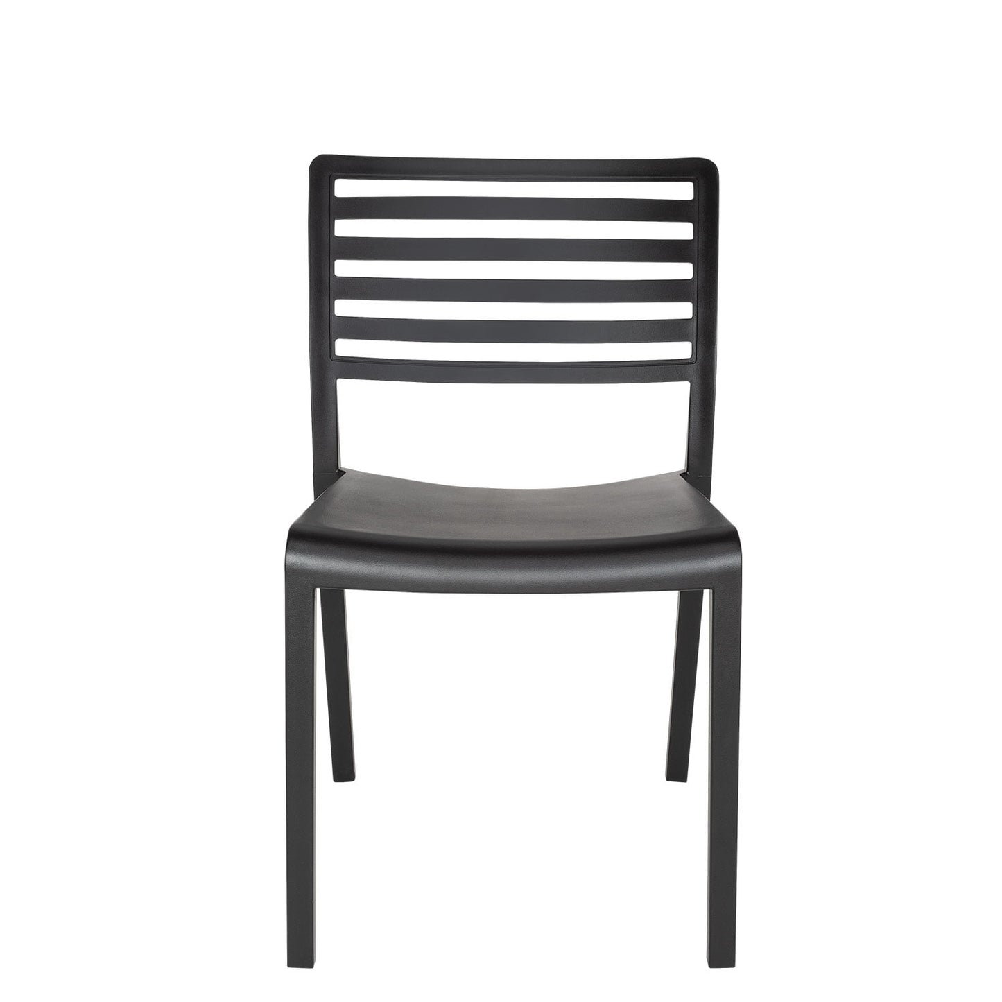 Silla Plástico Terraza Barcelona Negro Form Design