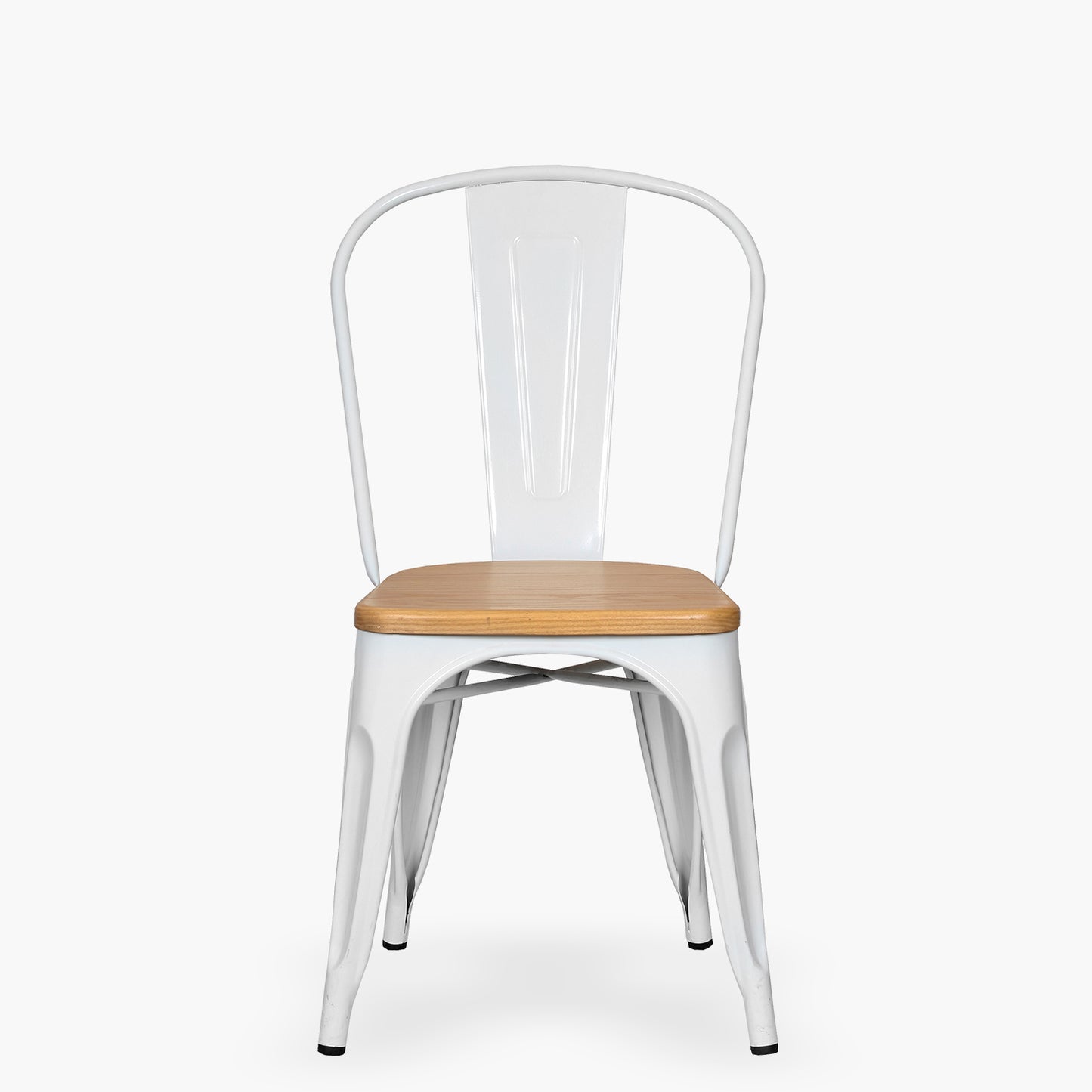 Silla Tolix Madera Blanco Form Design