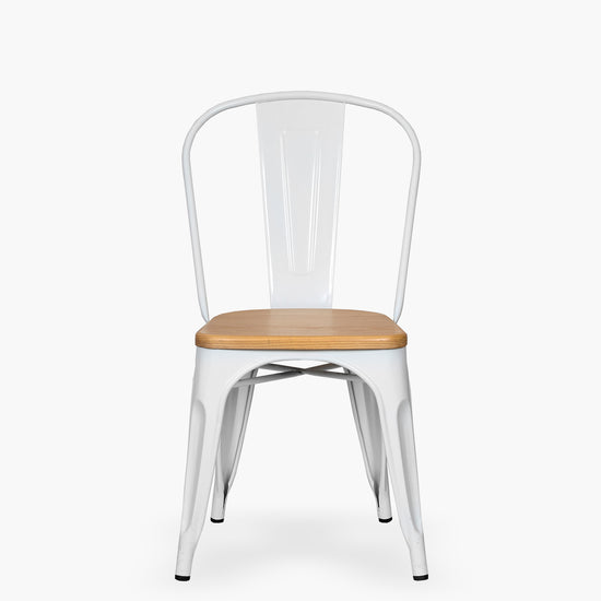 Silla Tolix Madera Blanco Form Design