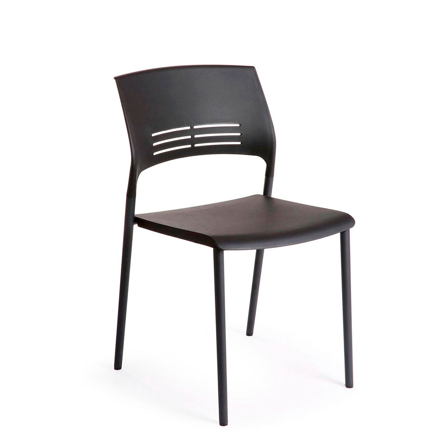 Silla Visita Colore Negro Form Design