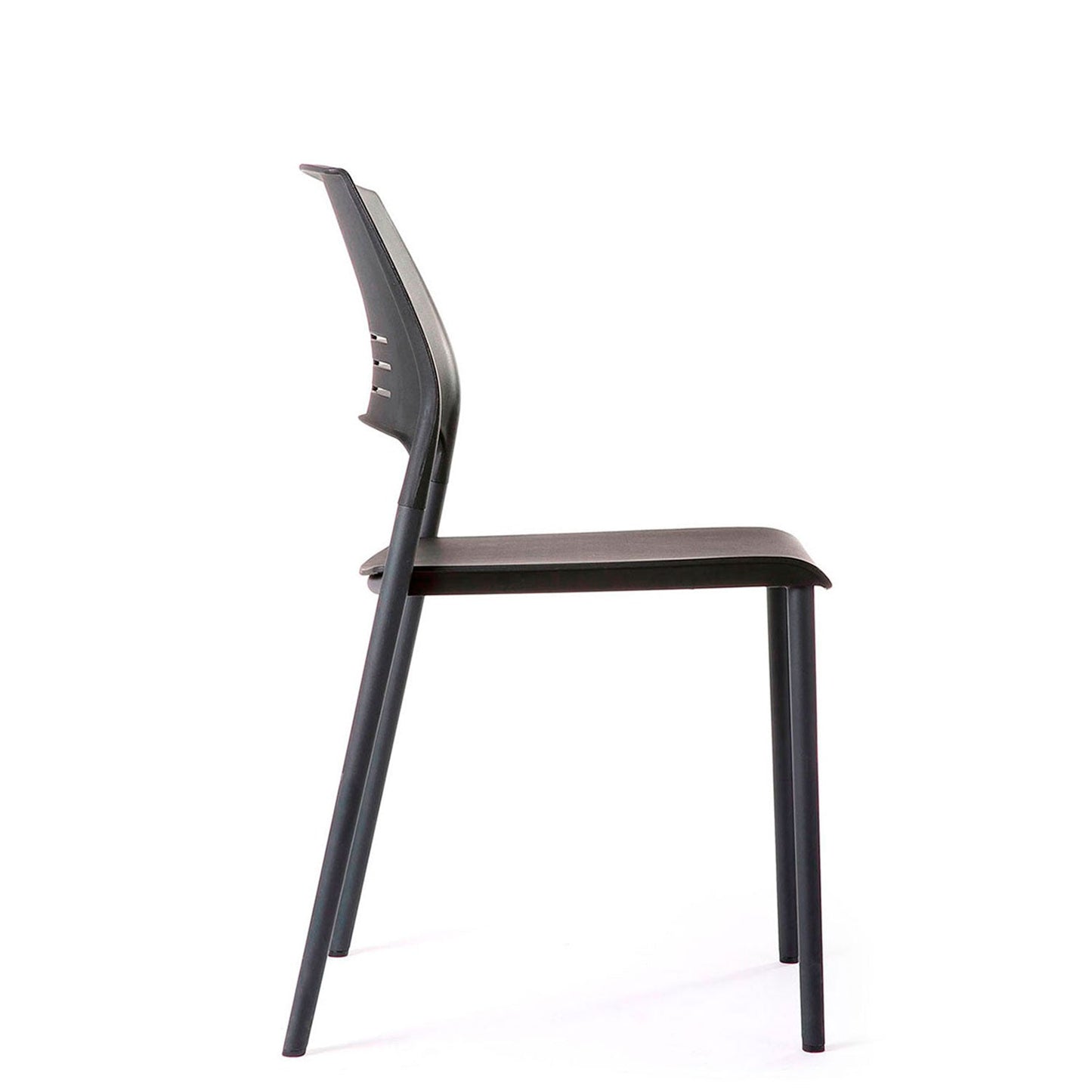 Silla Visita Colore Negro Form Design