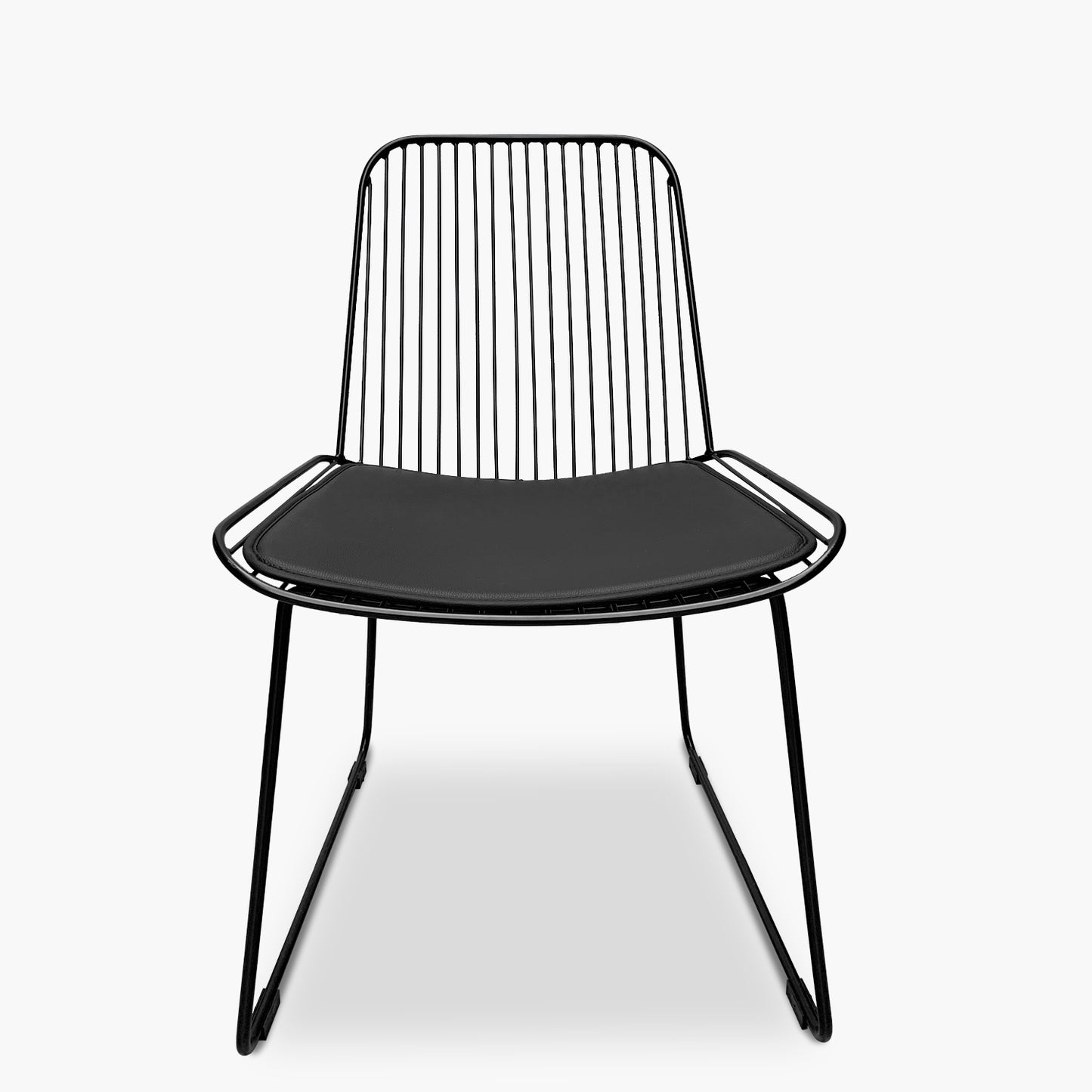 Silla metalica Isabella Negro Form Design