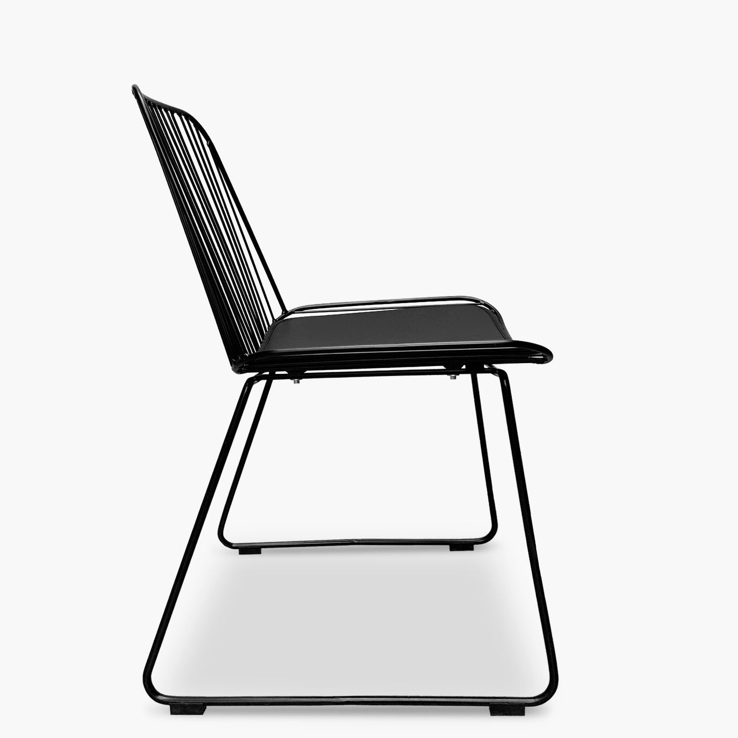 Silla metalica Isabella Negro Form Design
