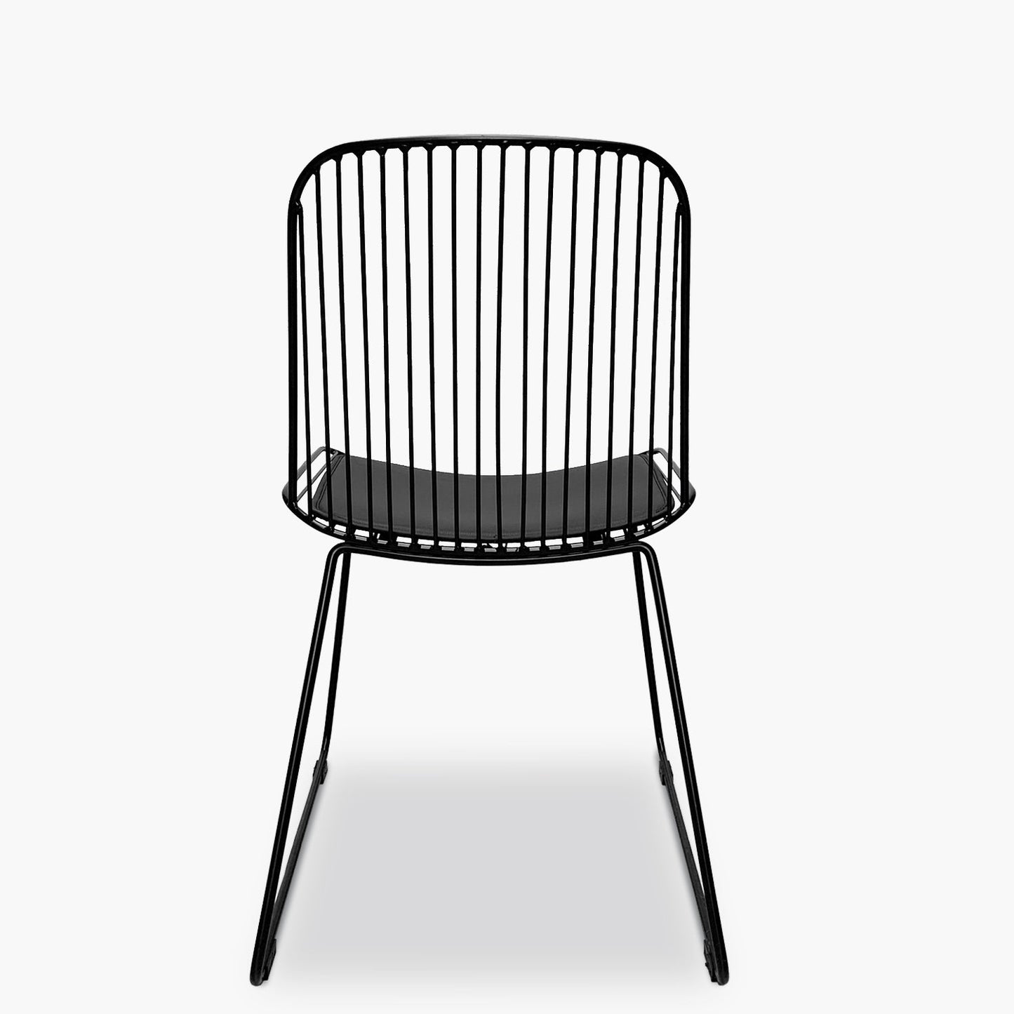 Silla metalica Isabella Negro Form Design