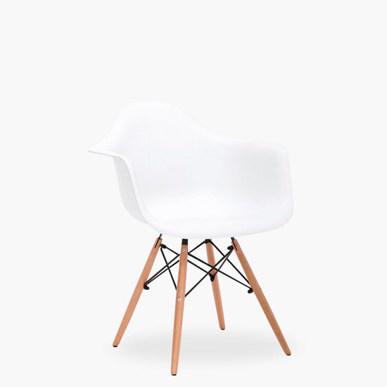 Sitial Eames DAW Réplica Blanco Form Design