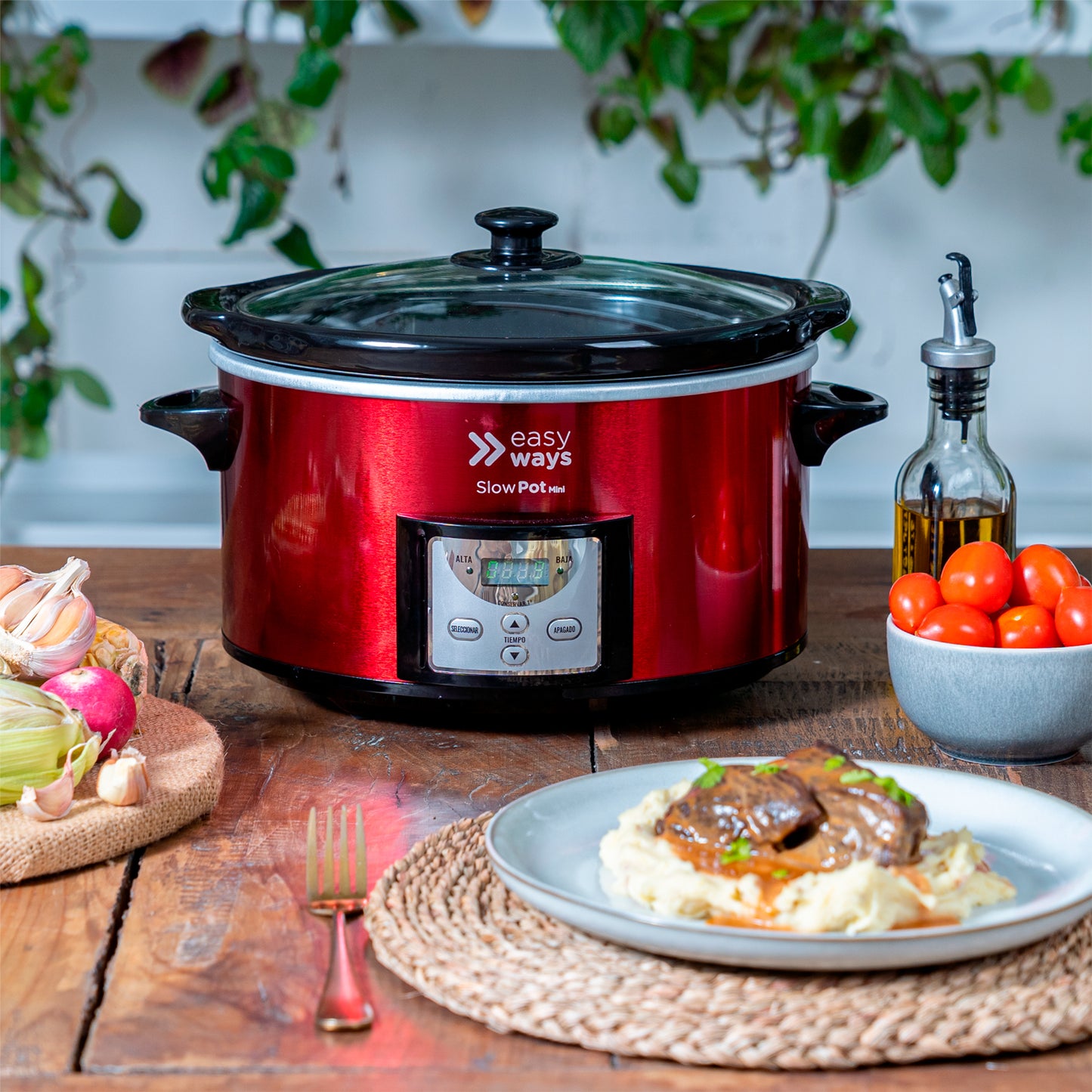 Olla Cocción Lenta Slow Pot Mini 3.8 L Easyways