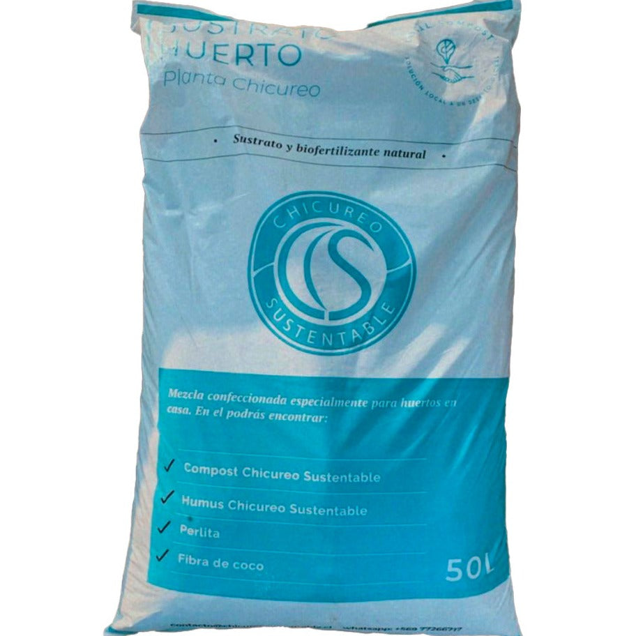 Sustrato para Huertos 50 L Chicureo Sustentable