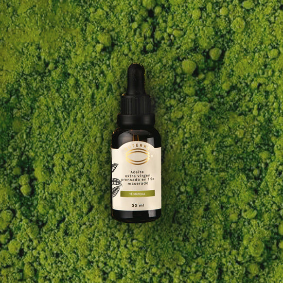 Aceite Macerado Té Matcha Piel y Cabello Suterra