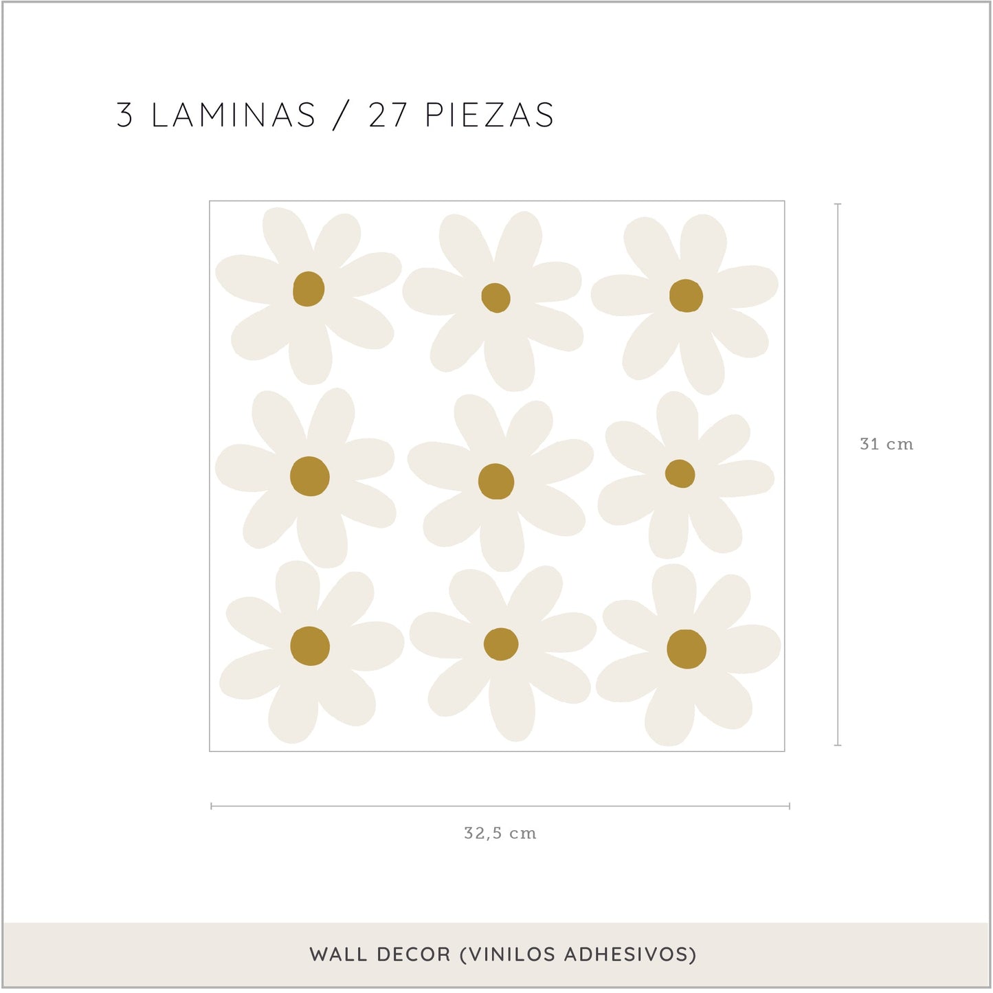 Daisy Wall Decor Inkakids