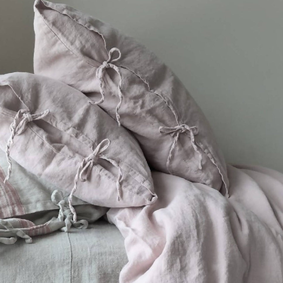 Funda cojin o almohada Lino amarritas Taie Kt Lit Rose Code Company