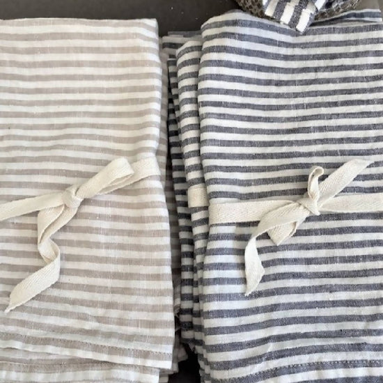 Paño de Mesa Striped Toile Marine Code Company