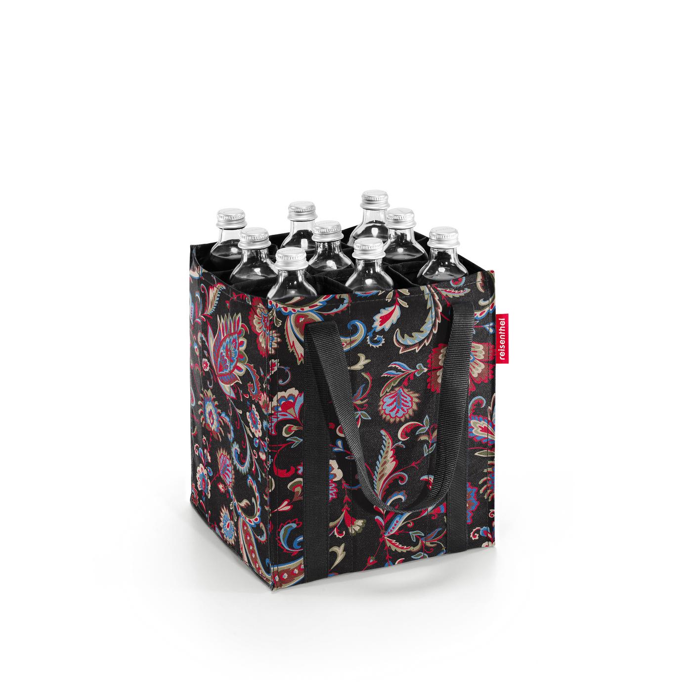 bolsa-porta-botellas-paisley-black-reisenthel