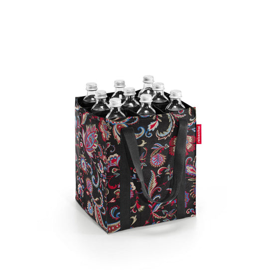 bolsa-porta-botellas-paisley-black-reisenthel
