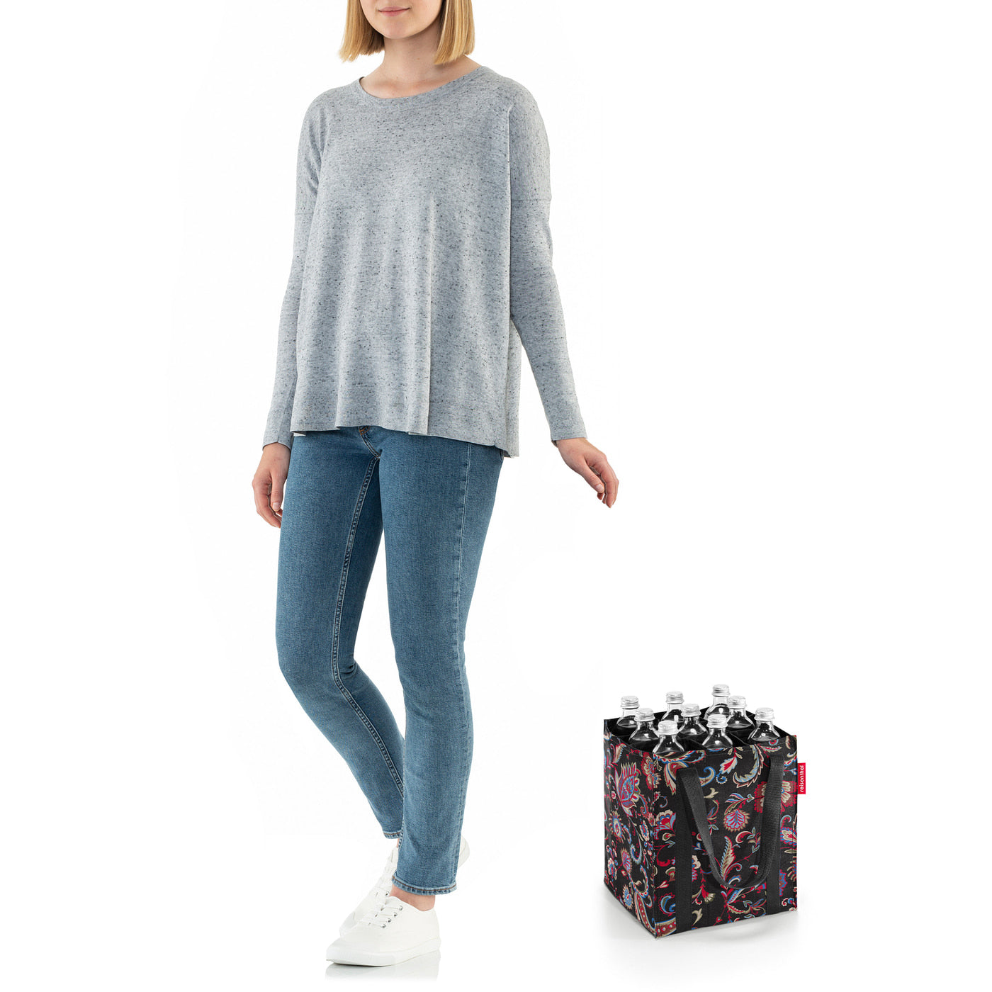 bolsa-porta-botellas-paisley-black-reisenthel