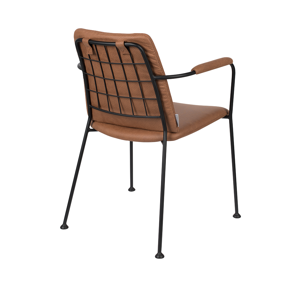 Zuiver Kenza Silla Fab CafÃ© Ecocuero Vintage Retro Elegante Chile Living Comedor Home Office Oficina