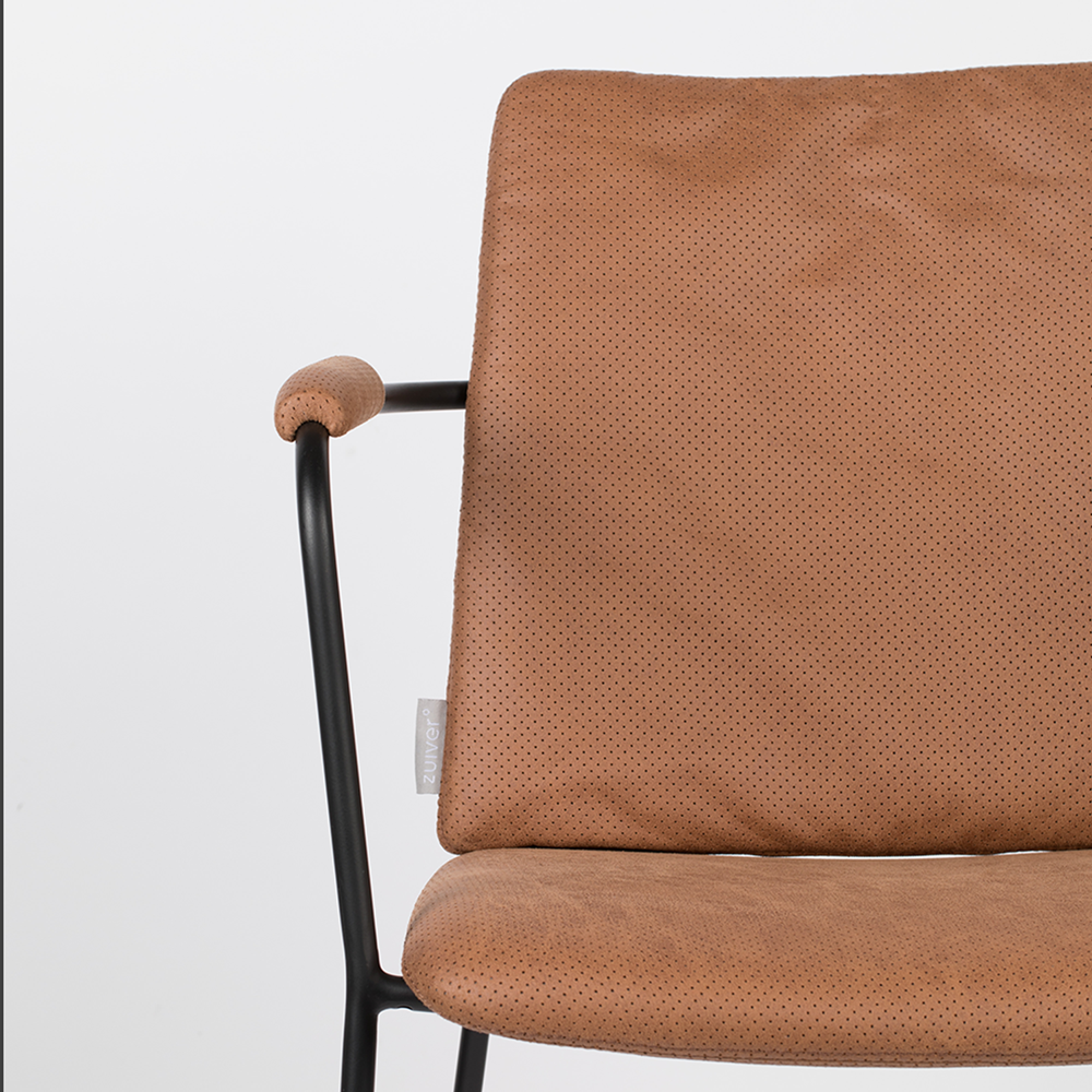 Zuiver Kenza Silla Fab CafÃ© Ecocuero Vintage Retro Elegante Chile Living Comedor Home Office Oficina
