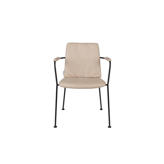 Zuiver Kenza Chile silla FAB beige vintage retro silla de comedor de oficina de escritorio comedor bar restaurante cafeterÃ­a sala de espera decoraciÃ³n living sala