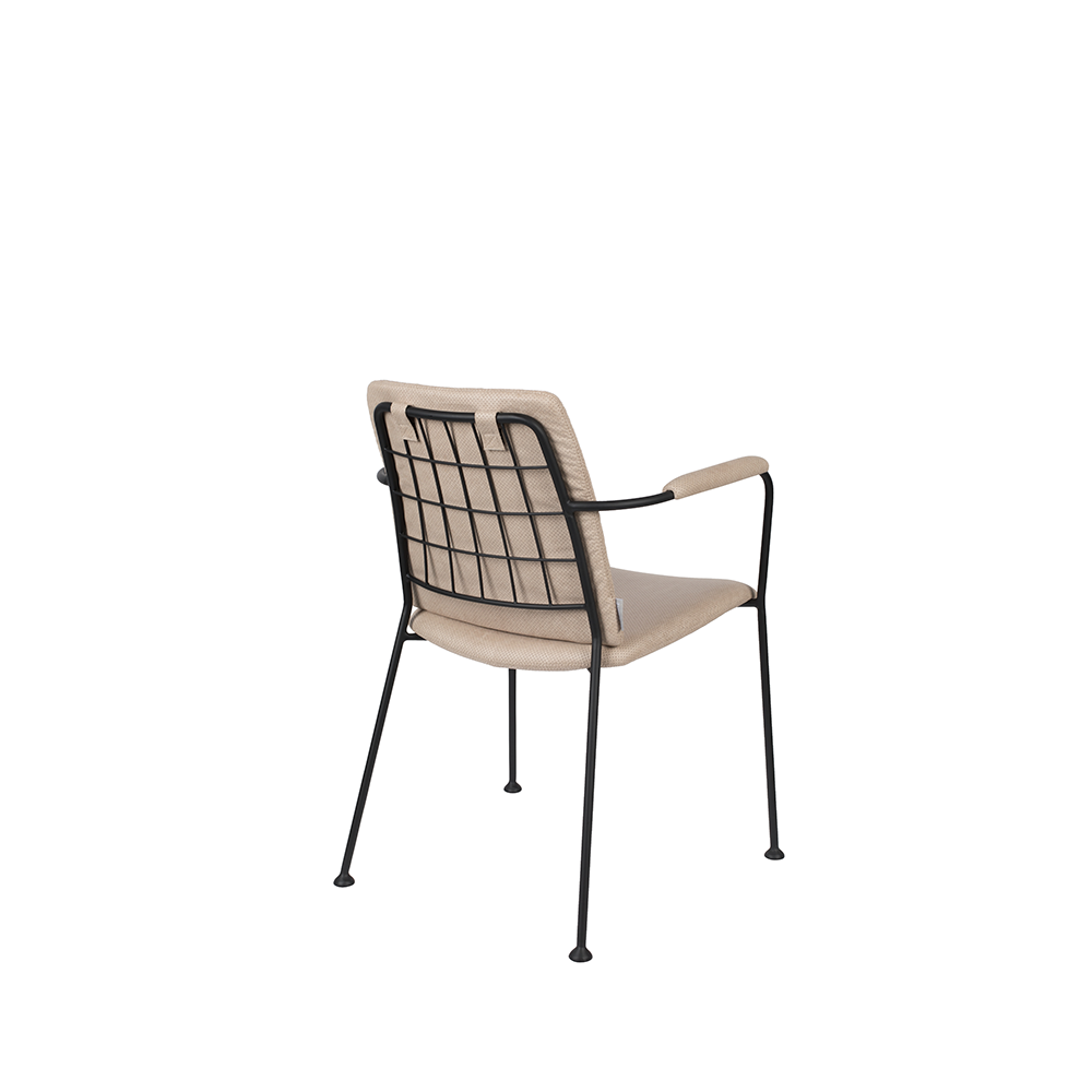 Zuiver Kenza Chile silla FAB beige vintage retro silla de comedor de oficina de escritorio comedor bar restaurante cafeterÃ­a sala de espera decoraciÃ³n living sala