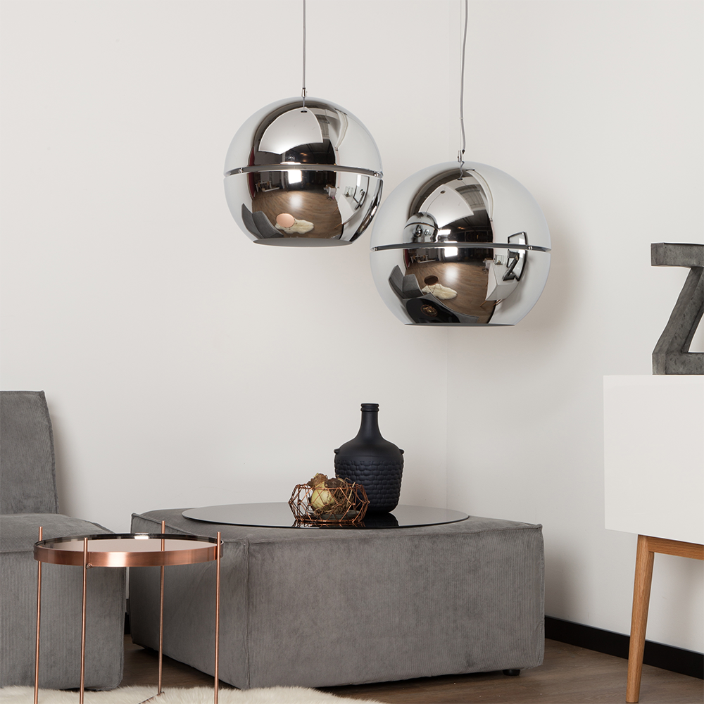 lÃ¡mpara zuiver kenza retro cromado 70 aÃ±os setenta vintage retro lÃ¡mpara colgante lÃ¡mpara de techo lÃ¡mpara decorativa decoraciÃ³n diseÃ± de interior chile iluminaciÃ³n sala living comedor bar restaurante cocina sala habitaciÃ³n dormitorio