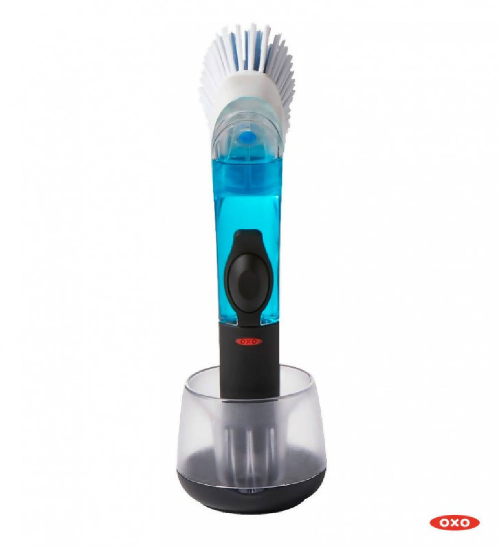 Escobilla Lavaloza Con Dispensador Y Base Oxo