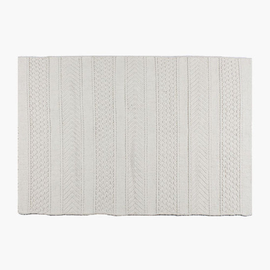 Cargar imagen en el visor de la galería, alfombra-algodon-bartolome-300x400-blanco-form-design
