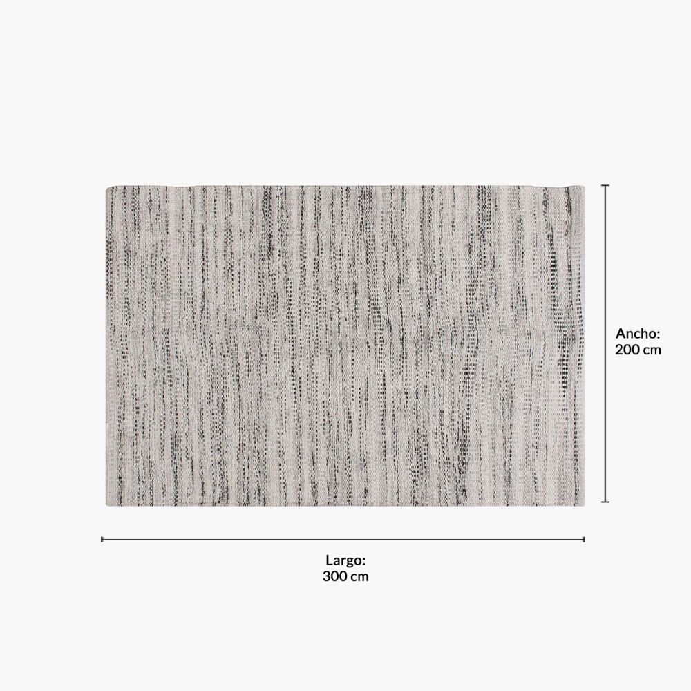 Alfombra Algodon Siwa 200x300 Gris Form Design