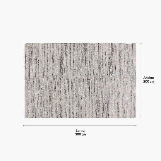 Alfombra Algodon Siwa 200x300 Gris Form Design